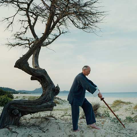 Richard Sämmer bei der Schwertform am Strand - Foto: Robert Fischer Richard Sämmer bei der Schwertform am Strand - Foto: Robert Fischer